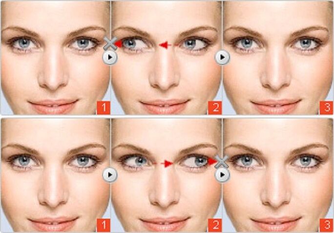 Gymnastics for the eyes, which effectively improves vision
